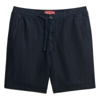 Superdry Men Linen shorts - Merchant Linen Short, shorts, linen, solid colour Blue XL (X-Large)