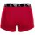 EMPORIO ARMANI Herren Trunks, 3er Pack - BOLD MONOGRAM, Shorts, Stretch Cotton Schwarz/Rot/Weiß M