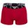 EMPORIO ARMANI mens trunks, 3-pack - BOLD MONOGRAM, shorts, stretch cotton Black/Red/White M (Medium)