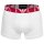 EMPORIO ARMANI mens trunks, 3-pack - BOLD MONOGRAM, shorts, stretch cotton Black/Red/White M (Medium)