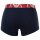 EMPORIO ARMANI Herren Trunks, 3er Pack - BOLD MONOGRAM, Shorts, Stretch Cotton Blau S