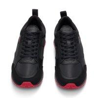 HUGO Herren Sneaker - Icelin Runn pumf, Turnschuhe, Schnürung, Materialmix Schwarz EU 43