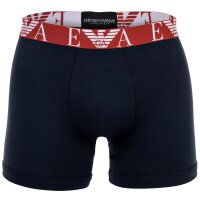 EMPORIO ARMANI Mens Boxer Shorts, 3 Pack - BOLD MONOGRAM, Boxer, Stretch Cotton Blue M (Medium)