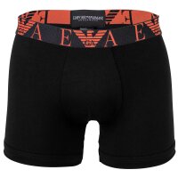 EMPORIO ARMANI Herren Boxershorts, 3er Pack - BOLD MONOGRAM, Boxer, Stretch Cotton Schwarz M
