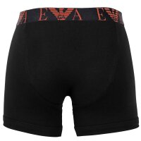 EMPORIO ARMANI Herren Boxershorts, 3er Pack - BOLD MONOGRAM, Boxer, Stretch Cotton Schwarz M