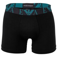 EMPORIO ARMANI Herren Boxershorts, 3er Pack - BOLD MONOGRAM, Boxer, Stretch Cotton Schwarz M