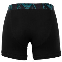 EMPORIO ARMANI Herren Boxershorts, 3er Pack - BOLD MONOGRAM, Boxer, Stretch Cotton Schwarz M