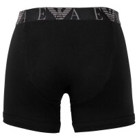 EMPORIO ARMANI Herren Boxershorts, 3er Pack - BOLD MONOGRAM, Boxer, Stretch Cotton Schwarz M