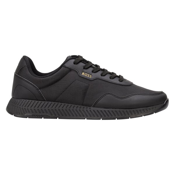 BOSS Herren Sneaker -  Titanium Runn nypu ,Turnschuh, Freizeit Schwarz EUR 43