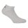 FILA Invisible Sneakers Socks unisex, 3 pairs - short socks, logo cuff, uni, 35-46 Grey 35-38 (3-5 UK)