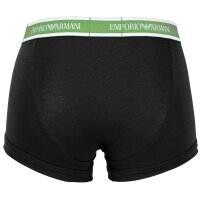 EMPORIO ARMANI mens trunks, 3-pack - CORE LOGOBAND, shorts, stretch cotton Black M (Medium)