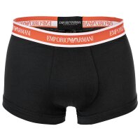 EMPORIO ARMANI mens trunks, 3-pack - CORE LOGOBAND, shorts, stretch cotton Black M (Medium)