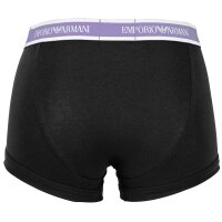 EMPORIO ARMANI mens trunks, 3-pack - CORE LOGOBAND, shorts, stretch cotton Black M (Medium)