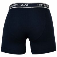 EMPORIO ARMANI mens boxer shorts, 3-pack - CORE LOGOBAND, boxer, stretch cotton Blue S (Small)