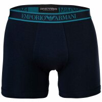 EMPORIO ARMANI mens boxer shorts, 3-pack - CORE LOGOBAND, boxer, stretch cotton Blue S (Small)