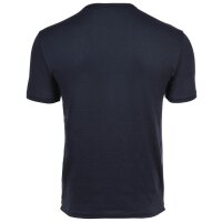 EMPORIO ARMANI Herren T-Shirt, 2er Pack - CORE LOGOBAND, V-Neck, Regular Fit, Stretch Cotton Blau S