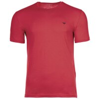 EMPORIO ARMANI Herren T-Shirt, 2er Pack - ENDURANCE, Rundhals, Regular Fit, Stretch Cotton Grau/Rot L
