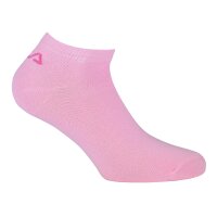 FILA Invisible Sneakers Socken Unisex, 3 Paar - Kurzsocken, Logobund, uni, 35-46 Pink Panther 35-38 (3-5 UK)