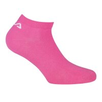 FILA Invisible Sneakers Socks unisex, 3 pairs - short socks, logo cuff, uni, 35-46 Pink Panther 35-38 (3-5 UK)