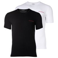 EMPORIO ARMANI Mens T-shirt, 2-pack - PURE COTTON, short...