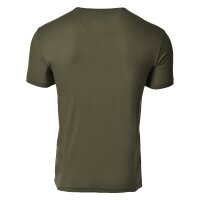 EMPORIO ARMANI Mens T-shirt, 2-pack - PURE COTTON, short sleeve, round neck, logo Black/Green XL (X-Large)