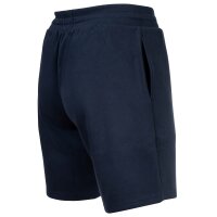 EMPORIO ARMANI Herren Sweatshorts - ICONIC PIQUET, Bermuda, Pique, Material-Mix Blau S