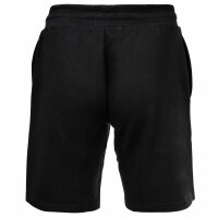 EMPORIO ARMANI Herren Sweatshorts - ICONIC PIQUET, Bermuda, Pique, Material-Mix Schwarz S