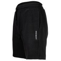 EMPORIO ARMANI Herren Sweatshorts - ICONIC PIQUET, Bermuda, Pique, Material-Mix Schwarz S
