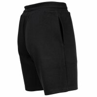 EMPORIO ARMANI Herren Sweatshorts - ICONIC PIQUET, Bermuda, Pique, Material-Mix Schwarz S
