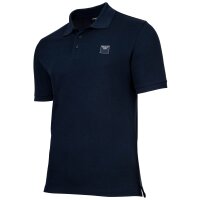 EMPORIO ARMANI Herren Poloshirt - ESSENTIAL, Pique, Regular Fit, Cotton, uni Blau 2XL
