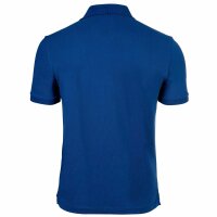 EMPORIO ARMANI mens polo shirt – ESSENTIAL, piqué, regular fit, cotton stretch Royal blue S (Small)