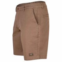 EMPORIO ARMANI mens Bermuda shorts – SATIN LABEL, Bermuda shorts, cotton stretch Brown L (Large)