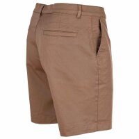 EMPORIO ARMANI mens Bermuda shorts – SATIN LABEL, Bermuda shorts, cotton stretch Brown XL (X-Large)