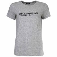 EMPORIO ARMANI womens T-shirt - EVERYDAY COTTON, round neck, regular fit Light grey melange S (Small)