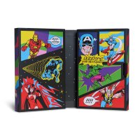 Happy Socks Unisex Socken, 6er Pack - Marvel Avengers, Motivsocken, Baumwollmischung, Geschenkbox MARVEL Avengers 41-46