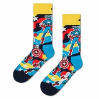 Happy Socks Unisex Socks, 6-pack - Marvel Avengers, motif socks, cotton blend, gift box MARVEL Avengers 41-46 (UK 7,5-11,5)