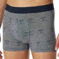 SCHIESSER Herren Boxershorts 3er Pack - Serie "95/5", Unterhose, Logobund Blau/Grau 3XL