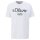 s.Oliver Mens T-Shirt - Basic, Logo Print, Round Neck, Cotton White S (Small)