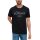 s.Oliver Mens T-Shirt - Basic, Logo Print, Round Neck, Cotton Black S (Small)