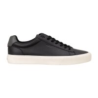 BOSS Herren Sneaker - Aiden Tenn grp, Turnschuh, Kunstleder, Logo Schwarz EUR 41