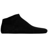 Hudson Unisex Sneakersocken, 3er Pack - Easy, Komfortbund, kurze Socken, einfarbig Schwarz 35-38