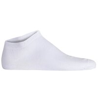Hudson Unisex Sneaker Socks, 3-Pack - Easy, comfort cuff, short socks, solid color White 39-42 (UK 5,5-8)