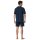 SCHIESSER mens pyjamas - short, V-neck, cotton Dark blue S (Small)