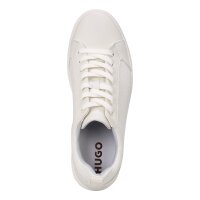 HUGO Mens Sneaker - Morrie Tenn mono N, sneaker, lace-up, synthetic leather White EU 41 (UK 7)