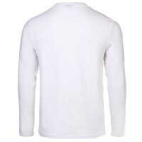 JOOP! Herren Langarmshirt mit Logoprint - Comfort, Mix and Match, Rundhals, Cotton Stretch Weiß S