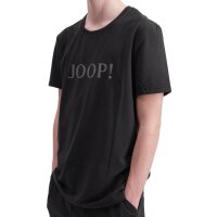 JOOP! mens T-shirt with logo print – comfort, mix and match, round neck, cotton stretch Black S (Small)