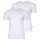 JOOP! Herren T-Shirts, V-Neck, 2er Pack - Everyday, Unterziehshirt, Cotton Stretch Weiß S