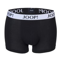 JOOP! Herren Boxershorts, 3er Pack - Everyday, Basic, Cotton Stretch, Logo Grau/Schwarz/Blau S