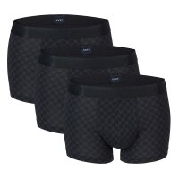 JOOP! mens boxer shorts, 3-pack – Everyday, Basic, Cotton Stretch, patterned Black S (Small)