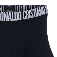 CR7 Mens Boxer shorts, 3-pack - Trunks, Cotton Stretch, logo waistband Black M (Medium)